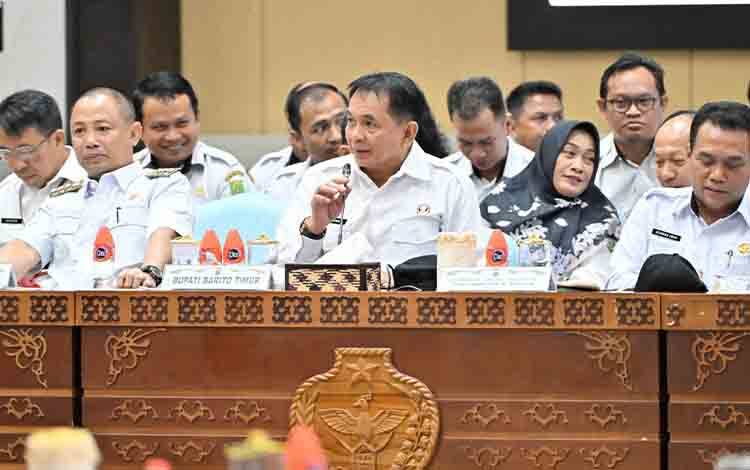 Bupati Barito Timur Hadiri Musrenbang RPJMD Kalteng 2025-2029