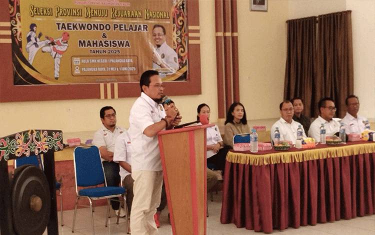 Kalteng Seleksi Ketat Atlet Taekwondo, Hanya Bermental Juara yang Berangkat ke Kejurnas