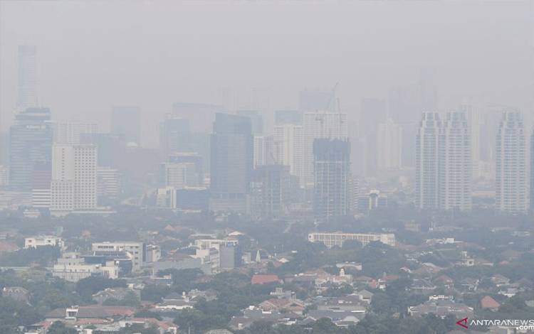Kualitas Udara Jakarta Terburuk Kelima di Dunia pada Senin Pagi