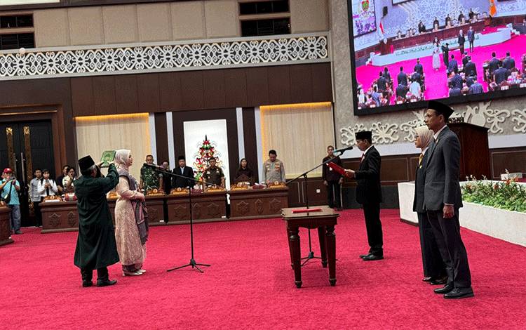 DPRD Kalteng Gelar Paripurna, Endang Susilawati Resmi Anggota PAW DPRD Kalteng