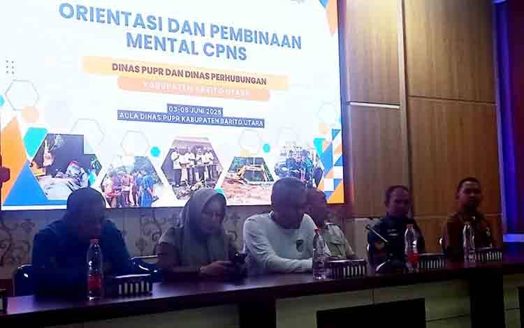 Dinas PUPR dan Dishub Barito Utara Gelar Reorientasi Tugas dan Pembinaan Mental ASN
