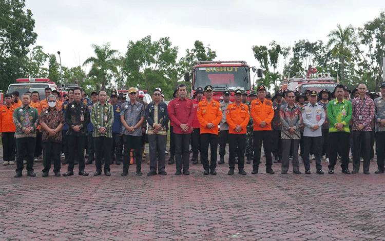 Pemkab Sukamara Gelar Apel Kesiapsiagaan Karhutla