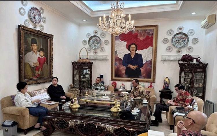 Dasco dan Mensesneg Temui Megawati, Bahas Wejangan untuk Prabowo