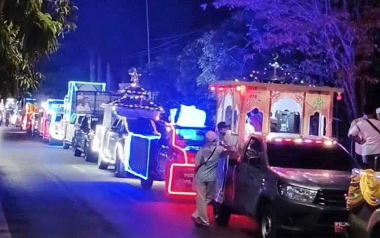 Pawai Mobil Hias Semarakkan Iduladha 1446 H di Kotim