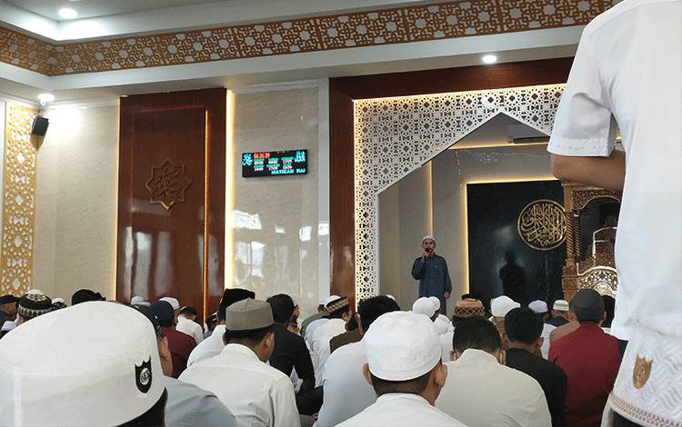 Ratusan Jamaah Padati Salat Idul Adha di Masjid Natabel Jannah