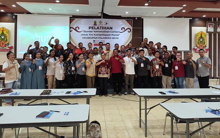 Pelatihan Standar Kemanusiaan Caritas Perkuat Kesiapsiagaan Paroki di Keuskupan Palangka Raya