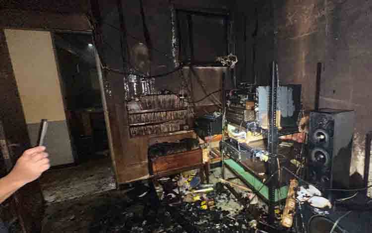 Kebakaran Aula Hotel Hawai di Palangka Raya Diduga Akibat Korsleting Listrik