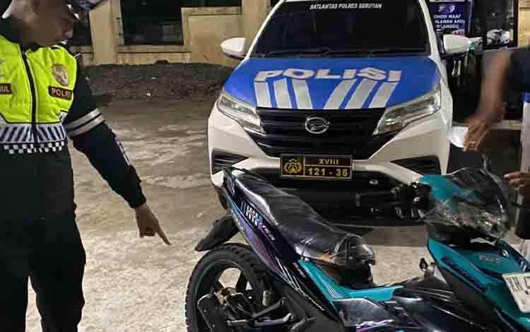 Gunakan Knalpot Brong, Sejumlah Kendaraan Terjaring Satlantas Polres Seruyan