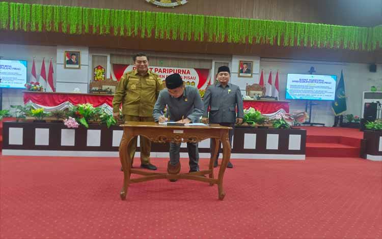 Paripurna DPRD Pulang Pisau Minta Pemda Tidaklanjuti Temuan BPK RI