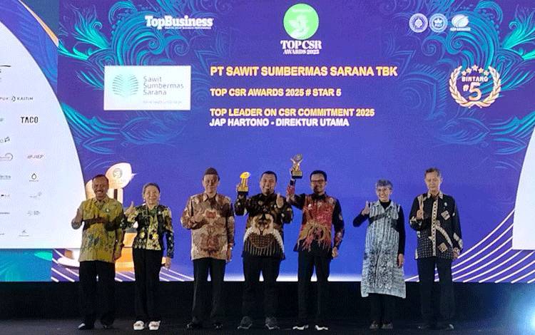 Ajang Top CSR Awards 2025, PT SSMS Tbk Raih 2 Penghargaan Bergengsi