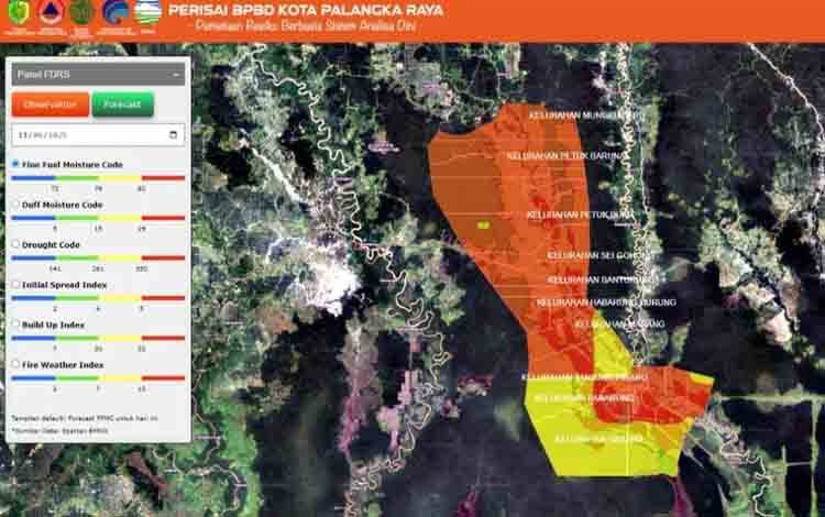 Risiko Karhutla di Palangka Raya Sangat Tinggi, BPBD Imbau Masyarakat Tetap Waspada