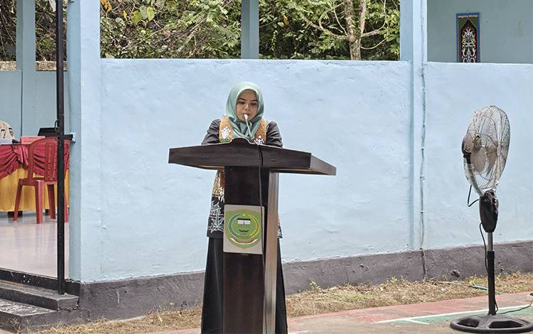 Ketua TP PKK Pulpis Bangga Desa Saka Kajang Masuk Penilaian Lomba Posyandu 6 SPM