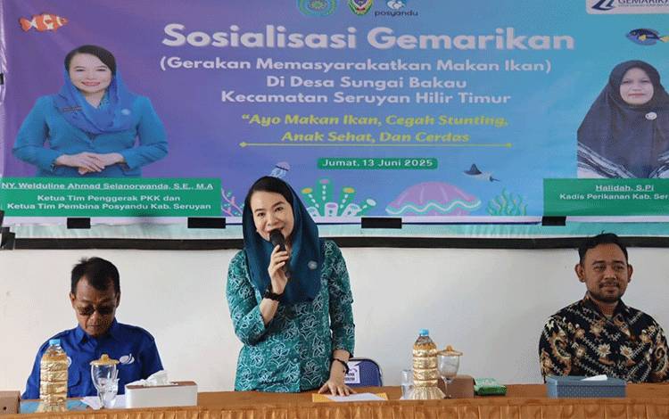 TP PKK Seruyan Gencarkan Sosialisasi Memasyarakatkan Makan Ikan