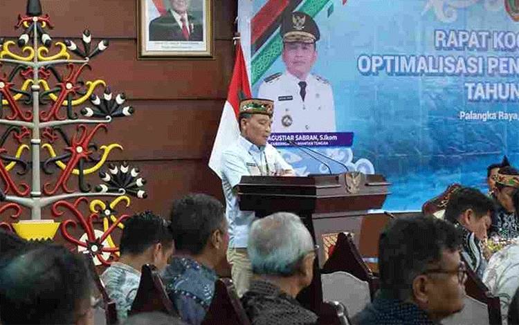 Gubernur Kalteng Tekankan Plat KH Kendaraan Operasional