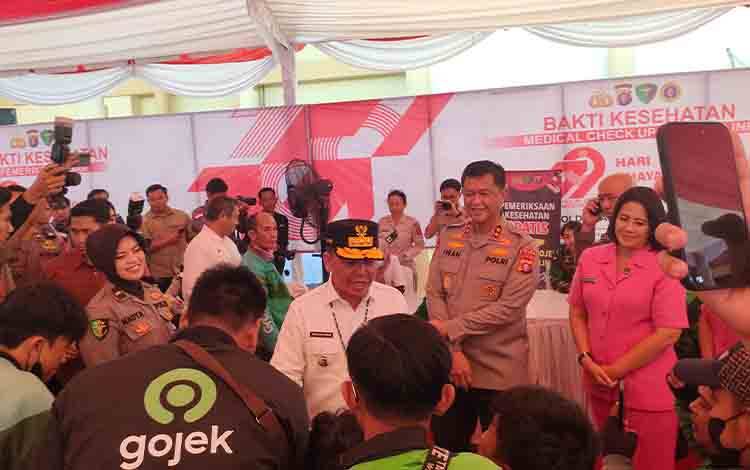 Polda Kalteng Gelar Bakti Kesehatan dalam Rangka HUT ke - 79 Bhayangkara