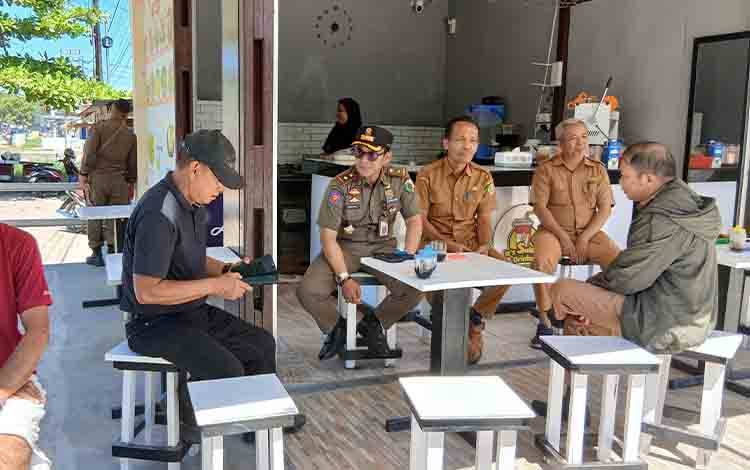 Satpol PP Palangka Raya Tertibkan PKL di Jalur RTA Milono