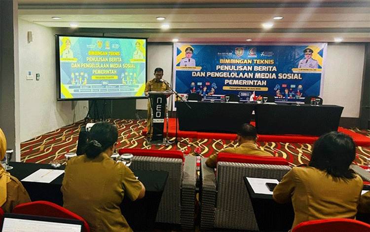 Diskominfosantik Kalteng Perkuat Peran Humas Pemerintah