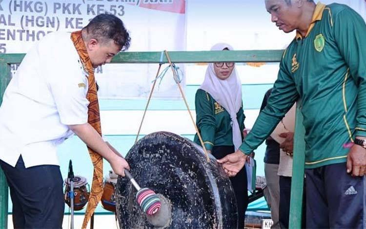 Bupati Lamandau Gaungkan Semangat Gotong Royong Melalui BBGRM