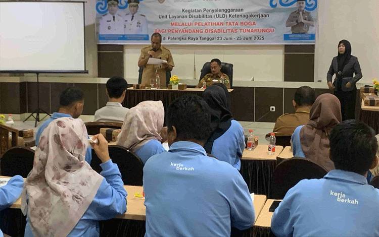 Disnakertrans Kalteng Dorong Kesetaraan Disabilitas Lewat Pelatihan Tata Boga