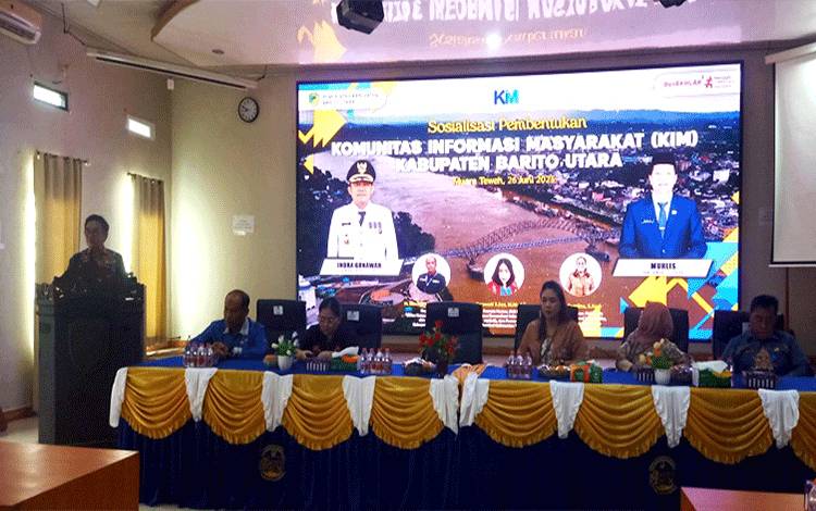 Pemkab Barut Gelar Sosialisasi Pembentukan KIM