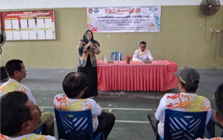 Kelurahan Mendawai Gelar Pelatihan Kampung Tangguh Bersinar Peringati HANI 2025
