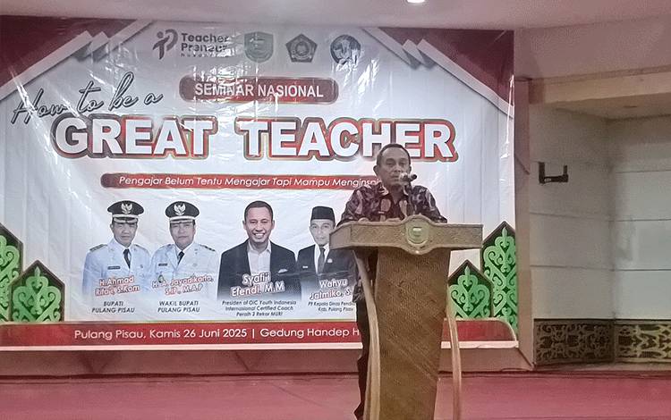 Disdik Pulpis Gelar Seminar How To Be A Great Teacher Tingkatkan Kreativitas dan Inovasi Guru