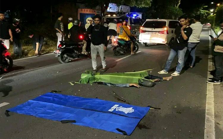 Pengendara Motor Beat di Kapuas Tewas Akibat Tabrak Tiang Listrik