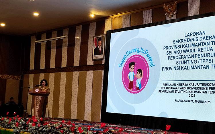 Pemprov Kalteng Nilai Kinerja Kabupaten/Kota dalam Aksi Penurunan Stunting
