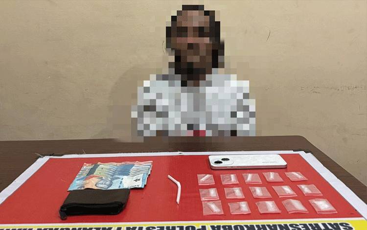 Polresta Palangka Raya Ringkus Pengedar Sabu 4,45 Gram di Komplek Puntun