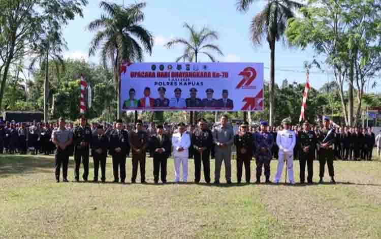 Ketua DPRD Apresiasi Pengabdian Polres Kapuas di HUT Bhayangkara