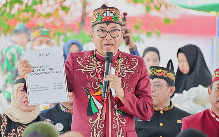 Pemprov Kalteng Bagikan 2.000 Paket Sembako Gratis di Hari Jadi Sukamara