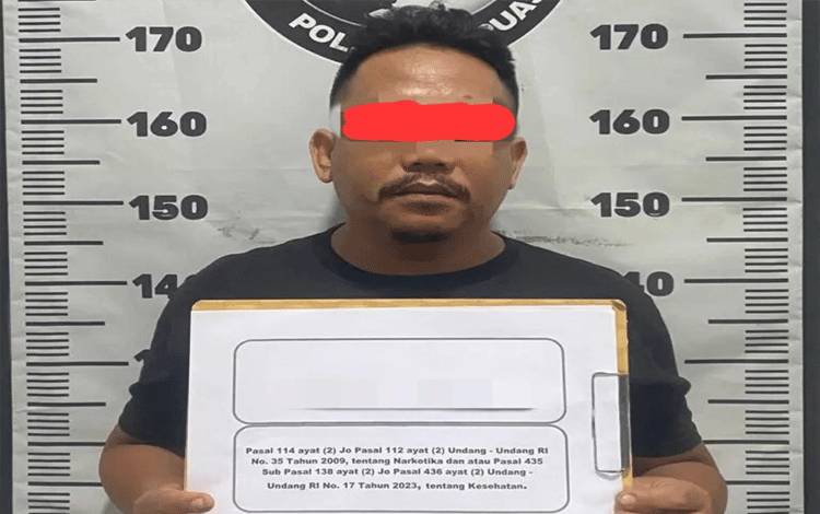 Miliki Ratusan Butir Obat Terlarang, Pria asal Kapuas Ditangkap