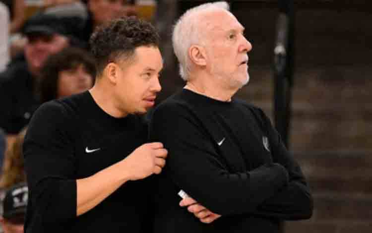 NBA Alihkan Rekor 77 Gim Popovich kepada Mitch Johnson
