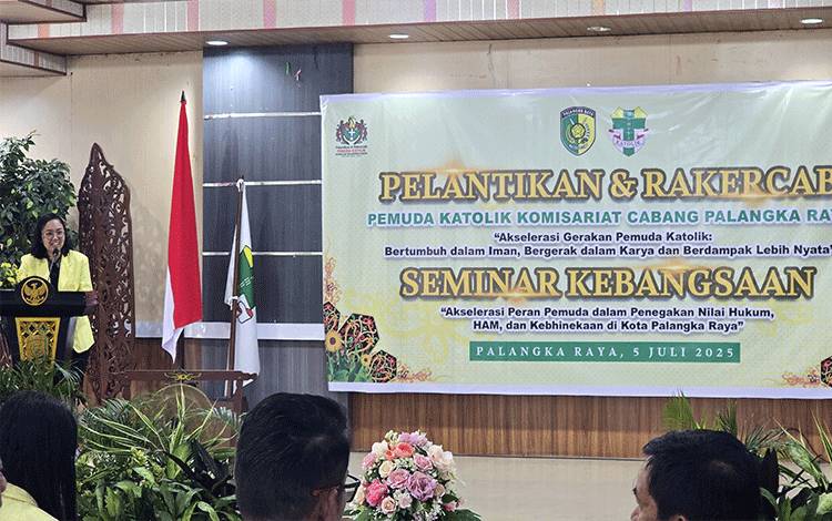 Pengurus Baru Pemuda Katolik Komcab Palangka Raya Resmi Dilantik