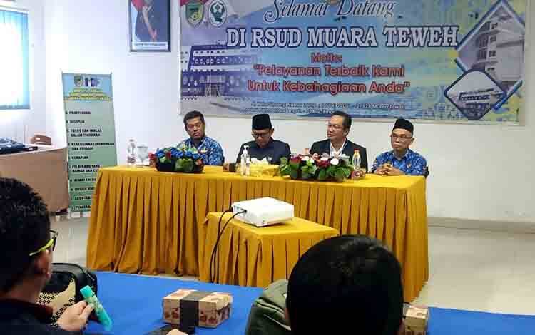 Pj Bupati Barito Utara Buka Asesmen Ulang RSUD Muara Teweh