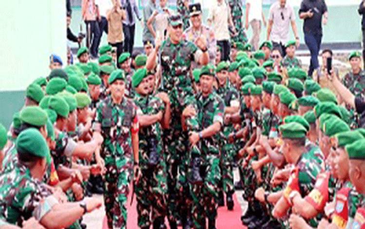 Pangdam XII TPR Kunjungi Kodim 1013 Mtw: Wujudkan Sinergi TNI, Polri dan Pemerintah Daerah