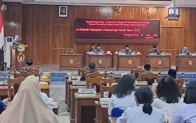 Ketua DPRD Kobar: Pembahasan 6 Ranperda Sudah Selesai dan Siap Diparipurnakan