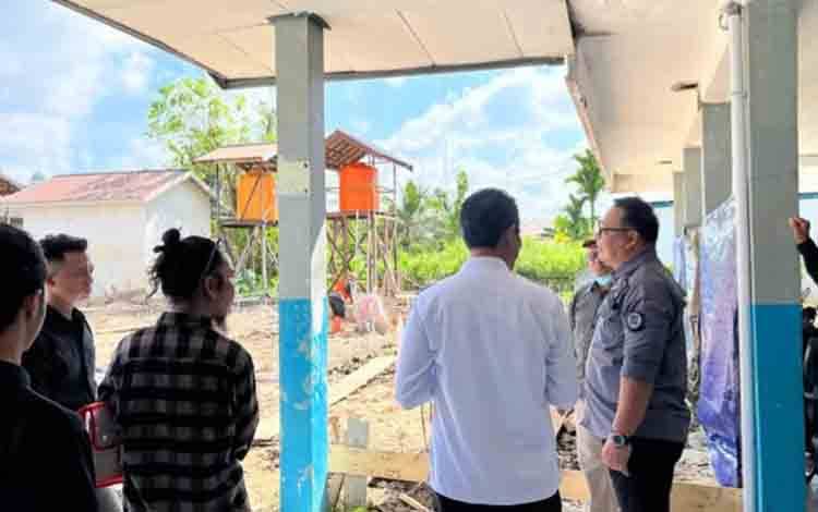 Kejari Kapuas Monev Pembangunan dan Rehab Bangunan RSUD Kapuas