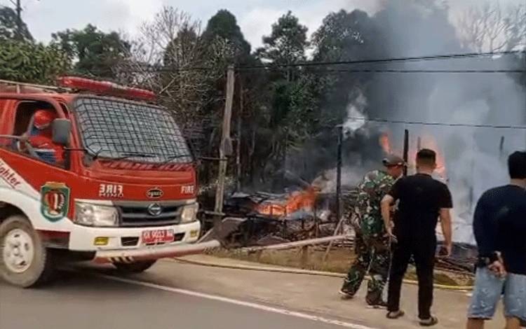 Kerugian Material Musibah Kebakaran di Rantau Asem Katingan Capai Rp 350 Juta