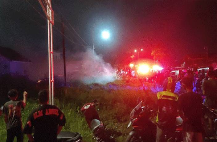 Warung di Lingkar Dalam Selatan Banjarmasin Dilahap Api