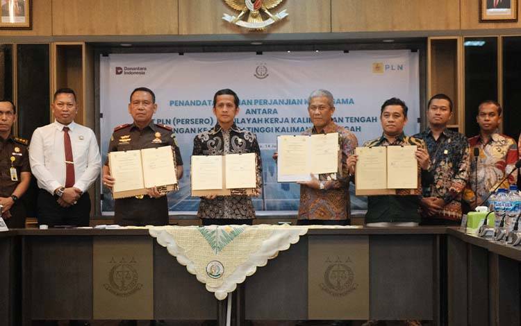 PLN UIP KLB dan Kejati Kalteng Perkuat Kepastian Hukum Infrastruktur Kelistrikan