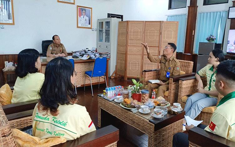 Jelang Rakerda, Pemuda Katolik Komda Kalteng dan DPMPTSP Sinergi Bangun Iklim Investasi di Kalangan Pemuda
