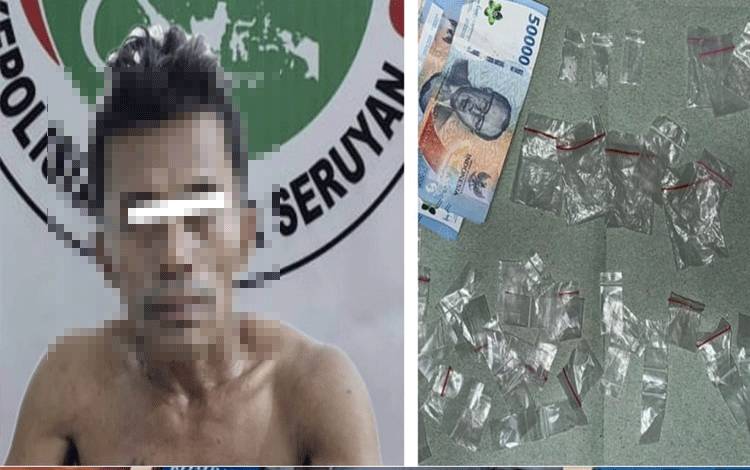 Satresnarkoba Polres Seruyan Ringkus Pengedar Sabu di Seruyan Raya, Tiga Paket Diamankan