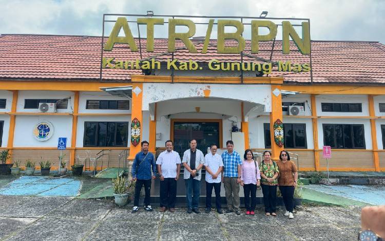Kantor Pertanahan Gunung Mas Siap Bantu Sukseskan Penyusunan Site Plan Minapolitan Kawasan Sakata Juri