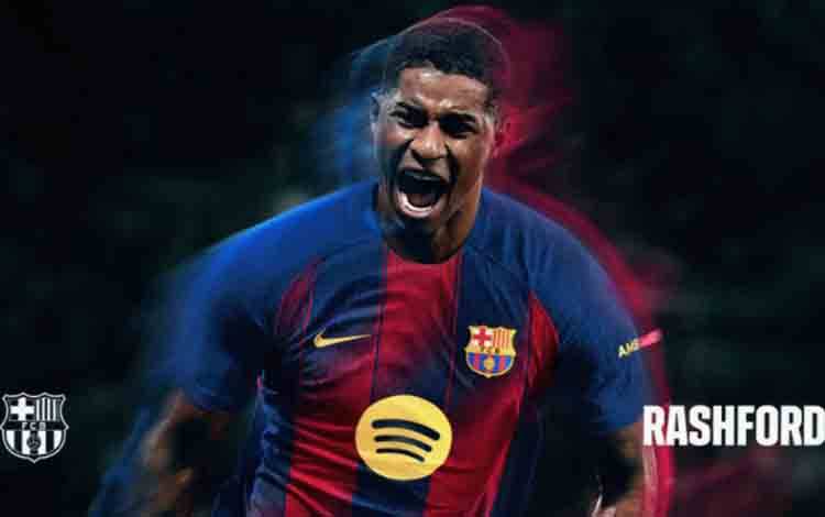 Barcelona Umumkan Kedatangan Marcus Rashford dari Manchester United