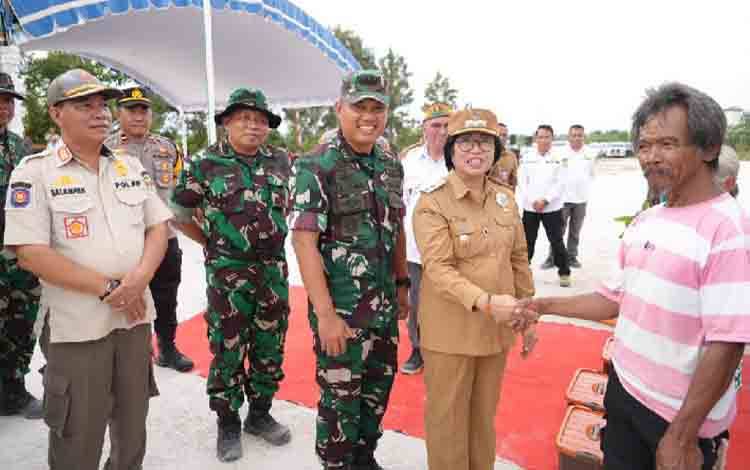 Wakil Bupati Gunung Mas Sambut Baik TMMD Imbangan ke-121Tahun 2025