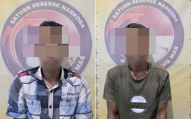 Satresnarkoba Polres Gumas Tangkap 2 Terduga Pengedar Sabu berkat Informasi Masyarakat