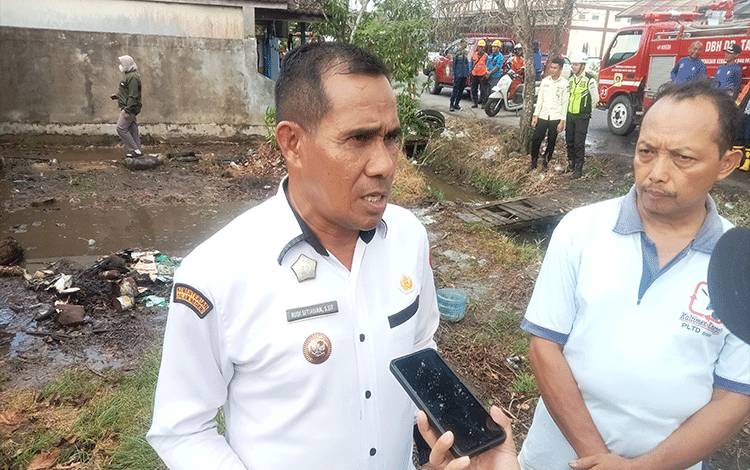 Lurah Baamang Hulu Kotim Ingatkan Warga Waspada Kebakaran