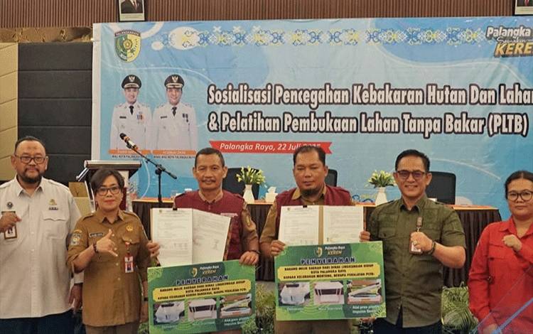 Pemko Palangka Raya Berikan Bantuan Peralatan PLTB untuk Kelompok Usaha Teh Karamunting