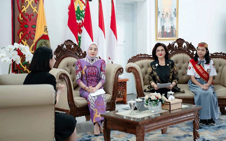Aisyah Thisia Agustiar Sabran Dorong Anak Jadi Pelopor Pembangunan Daerah